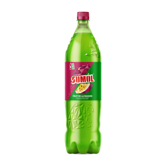 Boisson gazéifiée SUMOL maracuja pet 1,5 litre