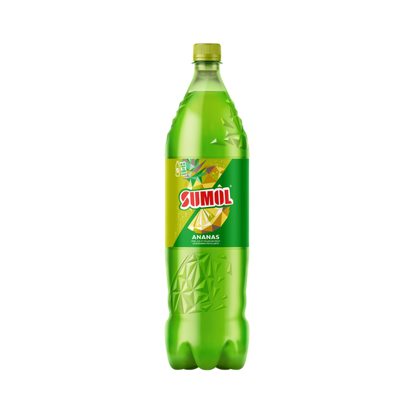 Boisson gazéifiée sumol ananas pet 1,5 litre