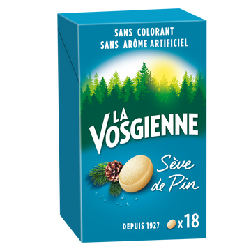 Bonbons à la sève de pin LA VOSGIENNE, 36g