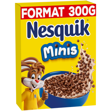Minis céréales au chocolat NESQUIK, paquet 300g