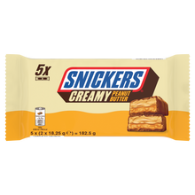 Barres chocolat Caramel cacahuètes SNICKERS x5
