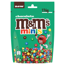 M&M's minis billes de chocolat enrobées, pochon 176g