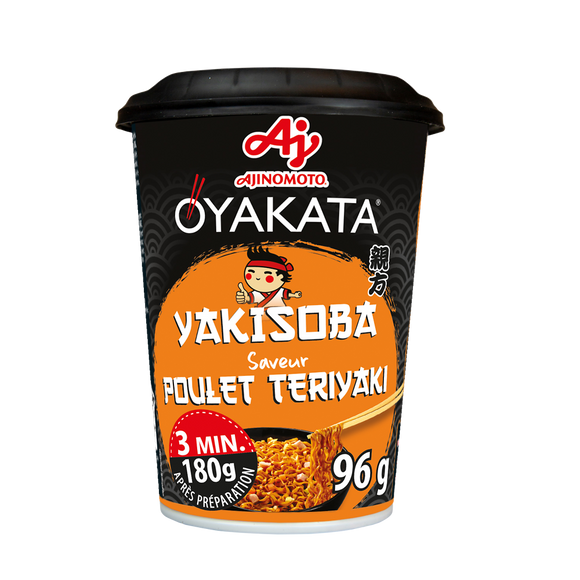 Nouilles sautées Yakisoba poulet teriyaki OYAKATA 96G