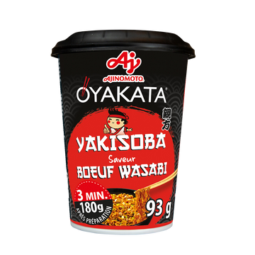 Nouilles sautées yakisoba boeuf wasabi OYAKATA 93G