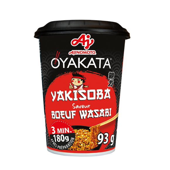 Nouilles sautées yakisoba boeuf wasabi OYAKATA 93G