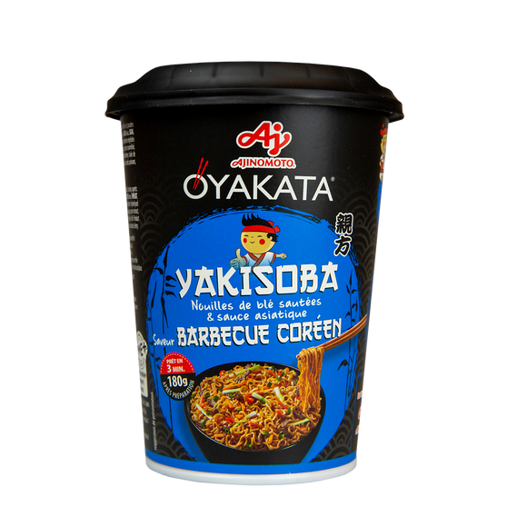 Nouilles sautées Yakisoba barbecue coréen OYAKATA 93G