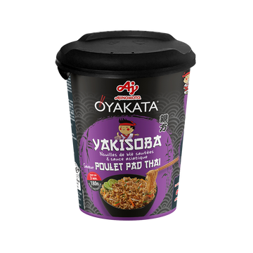 Nouilles sautées Yakisoba poulet pad thai OYAKATA 93G