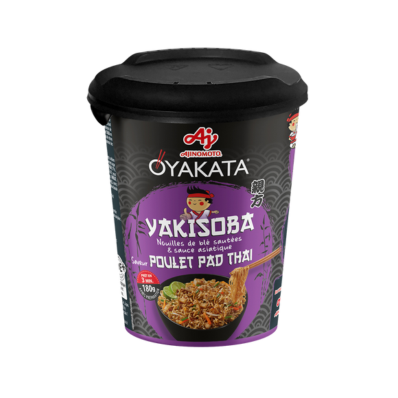 Nouilles sautées Yakisoba poulet pad thai OYAKATA 93G