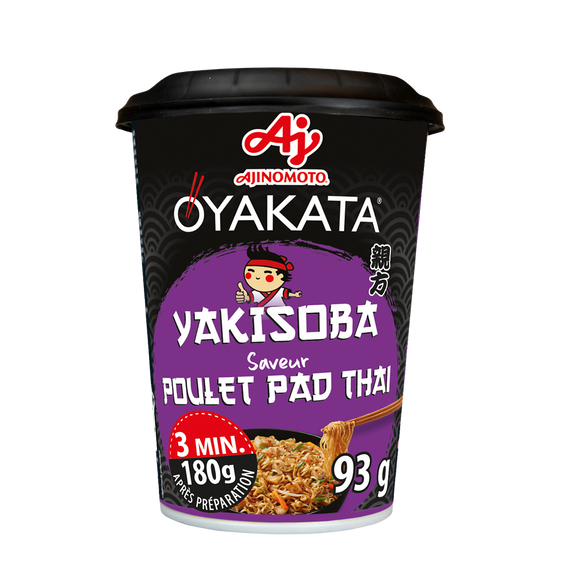 Nouilles sautées Yakisoba poulet pad thai OYAKATA 93G