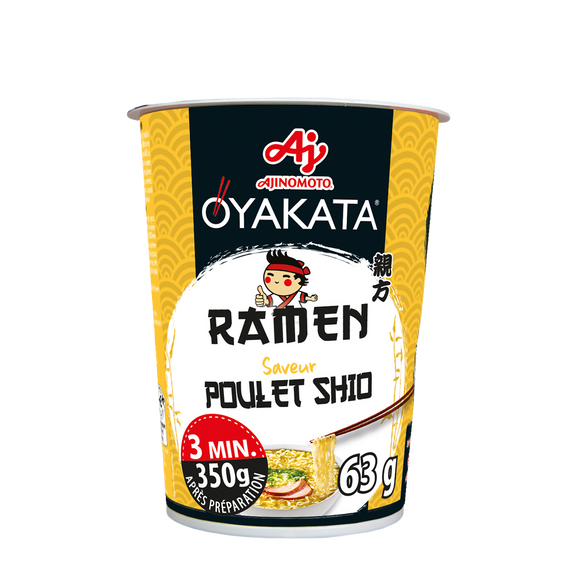 Nouilles Instantanées poulet shio OYAKATA en cup 63G