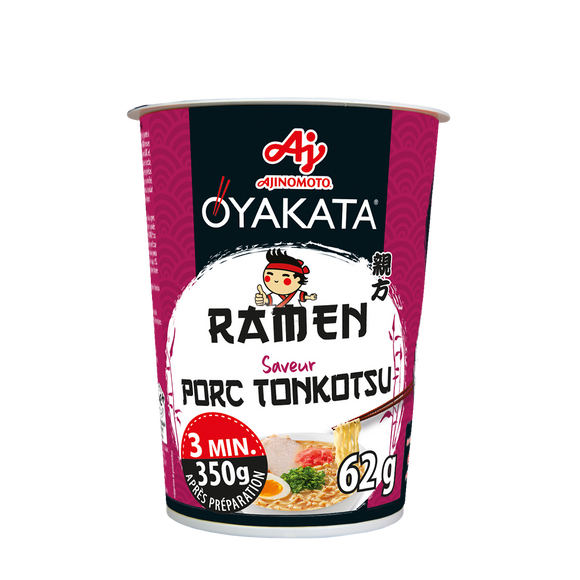 Nouilles Instantanées porc Tonkotsu OYAKATA en cup 62G