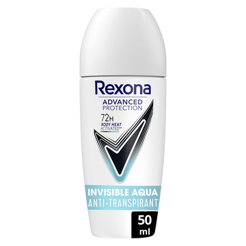 Déodorant bille REXONA invisible aqua 72h 50ml