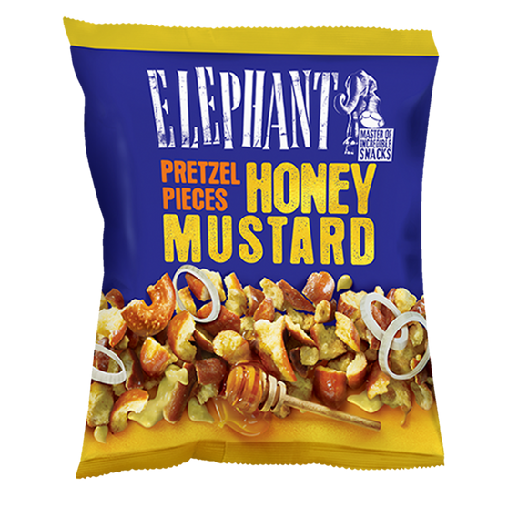 Bretzels éclats miel moutarde ELEPHANT 125g