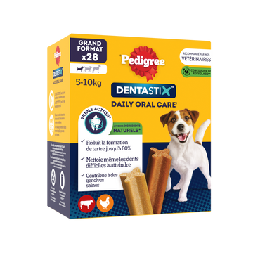 Bâtonnets à mâcher petit chien Dentastix PEDIGREE x28 - 440g