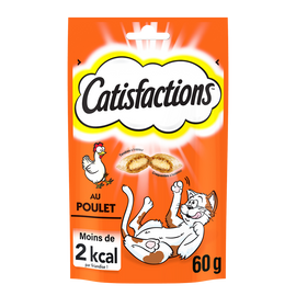 Friandises chat au poulet CATISFACTIONS - 60g