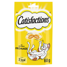 Friandises chat au fromage CATISFACTIONS - 60g