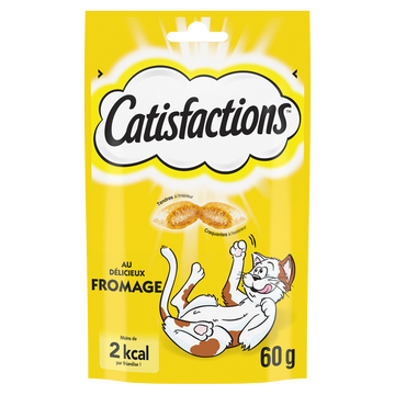 Friandises chat au fromage CATISFACTIONS - 60g