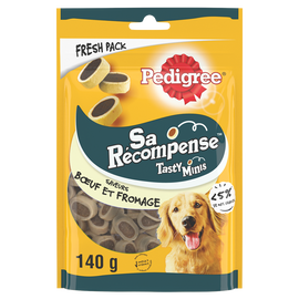 Friandises chien Sa Récompense Tasty Minis au boeuf fromage PEDIGREE -140g