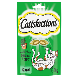 Friandises chat saveur herbe à chat CATISFACTIONS - 60g