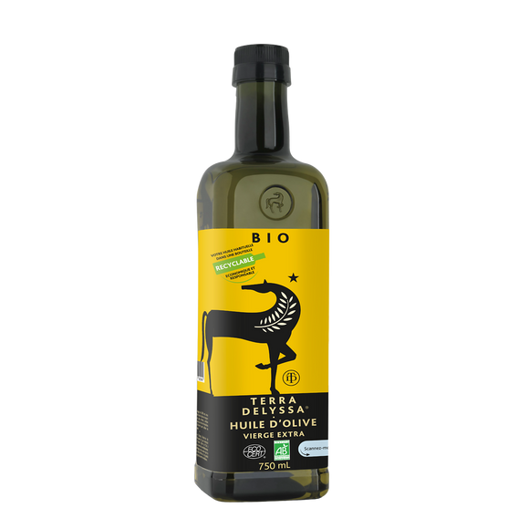 Huile d'Olive Vierge Extra bio TERRA DELYSSA 0.75l pet