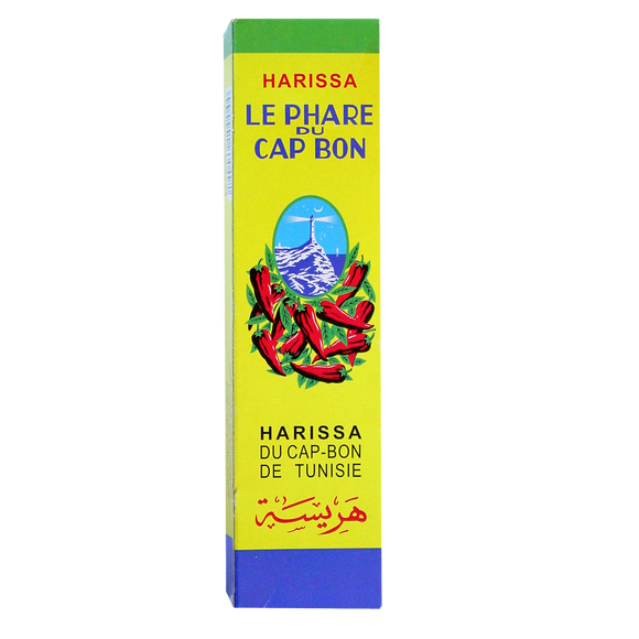 Harissa sauce piquante PHARE DU CAP BON, tube de 70g