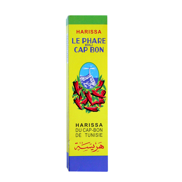 Harissa sauce piquante Tunisie PHARE DU CAP BON, tube de 140g
