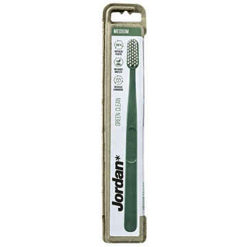 Brosse à dents adulte green clean medium JORDAN x1