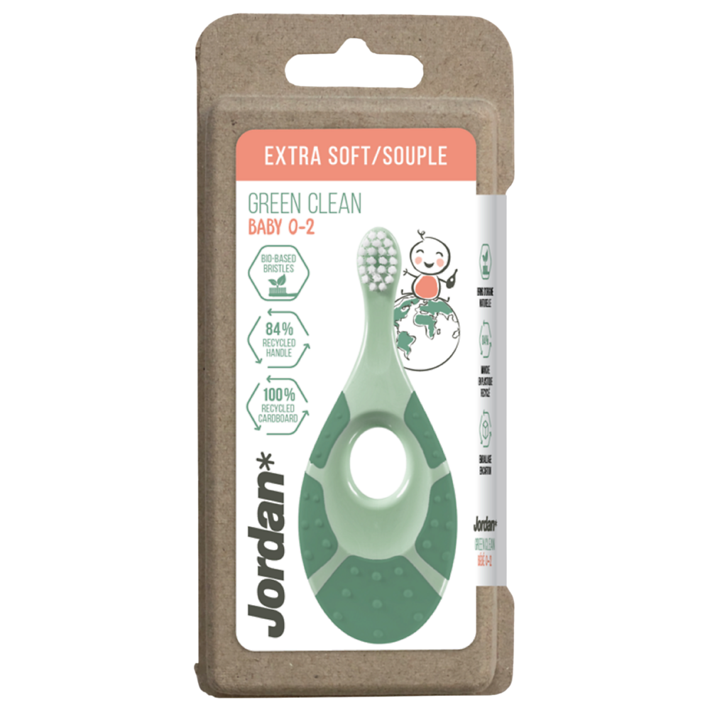 Brosse à dents baby 0/2 ans green clean JORDAN x1