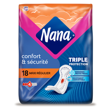 Serviettes hygiéniques maxi Normal NANA, x18