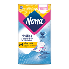 Protège-slip normal absorbant NANA, sachet de 34