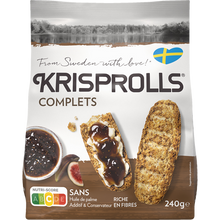 Petits pains suédois complets KRISPROLLS - Paquet de 240g