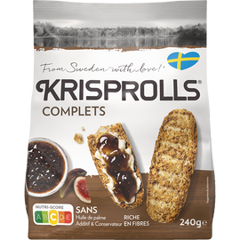Petits pains suédois complets  KRISPROLLS - Paquet de 240g