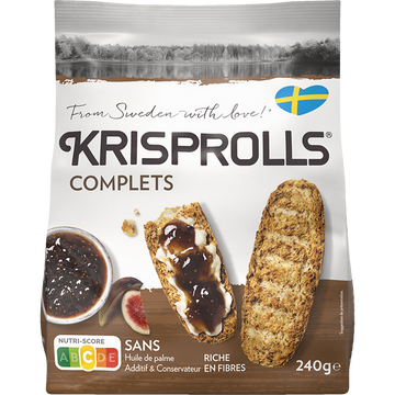 Petits pains suédois complets  KRISPROLLS - Paquet de 240g