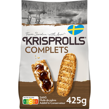 Petits pains suédois complets  KRISPROLLS - Paquet de 425g