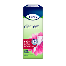 Serviettes pour incontinence ultra mini plus TENA LADY, x24