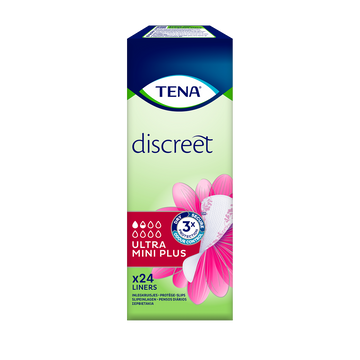 Serviettes pour incontinence ultra mini plus TENA LADY, x24