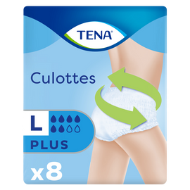 Culottes pour incontinence pants plus - Taille L - TENA, x8