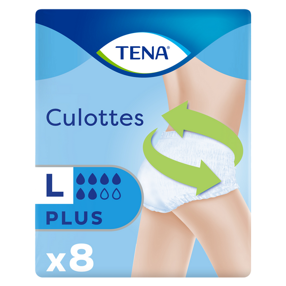 Culottes pour incontinence pants plus - Taille L - TENA, x8
