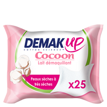 Lingettes démaquillantes pour peaux normales et mixtes DEMAK'UP, x25