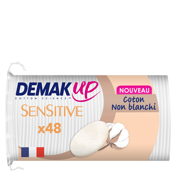 Ovales à démaquiller sensitive DEMAK UP, x48