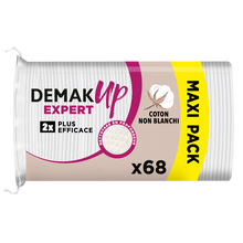 Disques à démaquiller expert ovales DEMAK'UP, sachet x68