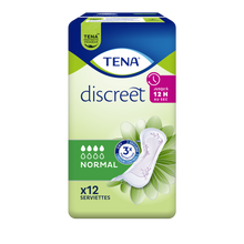 Serviettes pour incontinence normal discret TENA LADY, x12
