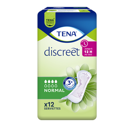 Serviettes pour incontinence normal discret TENA LADY, x12