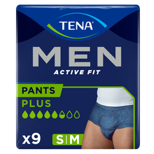 Sous-vêtement incontinence active fit pants plus - taille M - TENA FORMEN, x9