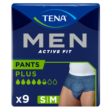 Sous-vêtement incontinence active fit pants plus - taille M - TENA FORMEN, x9