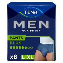 Sous-vêtement incontinence homme active fit pants plus- taille L - TENA, x8