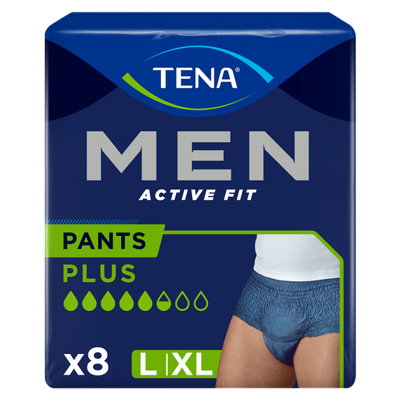 Sous-vêtement incontinence homme active fit pants plus- taille L - TENA, x8