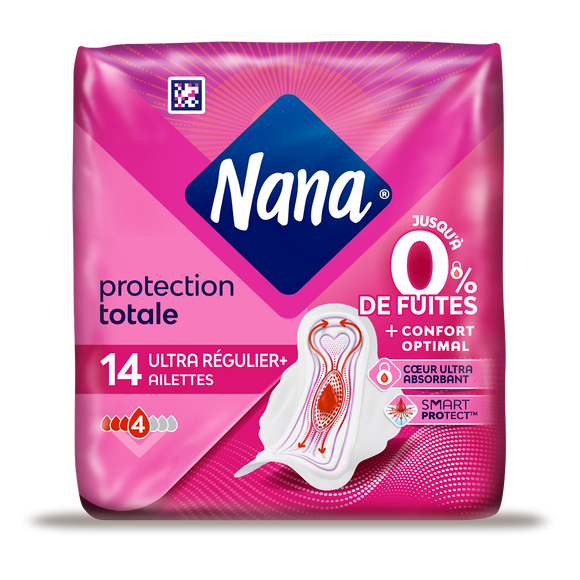 Serviettes hygiéniques ultra régulier plus NANA x14