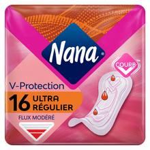 Serviettes hygiéniques avec ailettes Ultra régulier+ NANA x16