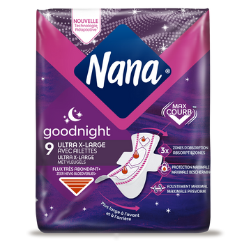 Serviettes ultra goodnight extra large NANA x9